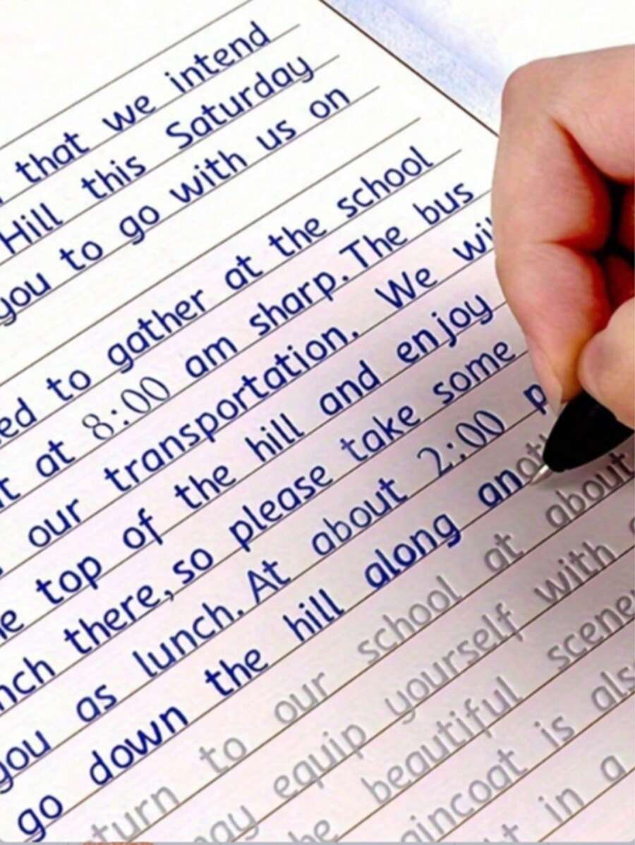 1Set 3D English Spelling Handwriting Exercise Books And American Character Books, Commonly Used English Alphabet Books, Complete Drip Manuals Of School Compositions, Student Stationery And School Supplies,Improve Thinking Ability,Improving Concentration - Multicolor - View 1