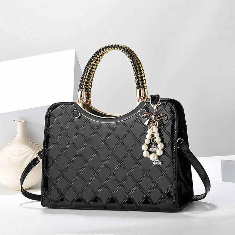 Women Shoulder Bags - 土黃色 - 查看 1