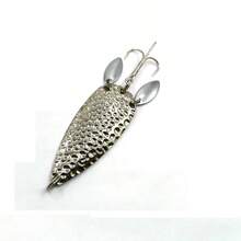 25g Gold/Silver Metal Lure With Rotating Sequins, Fishing Hooks, Casting Bait - Multicolor - View 3