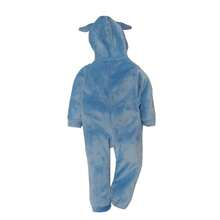 Mameluco con gorro bordado sin pie Disney Stitch - Azul - Ver 4