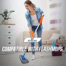 4 Piece Set Of Ultra-Fine Fiber Mop Pads - Reusable Dry And Wet Floor Cleaning Cloth Replacement - Hardwood Floor Cleaning And Mopping Supplies, Easy To Clean, Household Cleaning Products