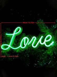 Colorful Decorative Neon Lights, Adjustable Brightness, LED Signs, Battery-Operated, Portable And Easy To Use. Available In Phrases Such As "Merry Christmas", "Love", "Happy Birthday", "Let's Party", "Marry Me", "Oh Baby", "Girl Or Boy", "Cheers To Love", Etc. Suitable For Home Decoration, Bar Decoration, Festival Party Decoration, Confession Decoration,