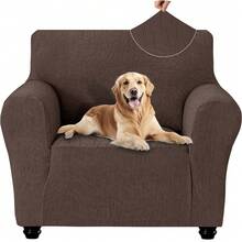 Ystyle 3-Seater Sofa Cover With Armrests, Universal Stretch Sofa Cover, Washable Cat Scratch-Resistant Sofa Cover, Stain-Resistant Stretch Sofa Cover, Non-Slip Sofa Cover - Coffee Brown - View 7