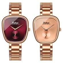 POEDAGAR Brand Women's Luxury Watch Waterproof Stainless Steel Oval Egg High Quality Women's Watch Elegant Women's Watch 50M Waterproof Imported Automatic Quartz Movement From Japan Long Life Battery Valentine's Gift Birthday Girl Mother Sisters Back To School Essentials - Multicolor - View 12