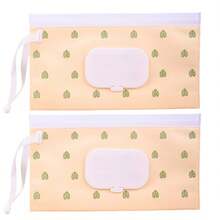 2pcs Baby Wipes Dispenser, Portable Refillable Wipes Holder, Baby Wipes Container, Wipes Dispenser, Reusable Travel Wipes Pouch - Multicolor - View 23
