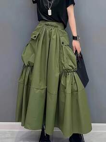 Women Skirts - Green - View 4