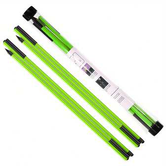 1 Set/2pcs Golf Alignment Sticks, 48-Inch Foldable Alignment Rods Golf Training Aids For Aiming, Putting, Posture Correction, Golf Practice Sticks With Transparent Tube Case