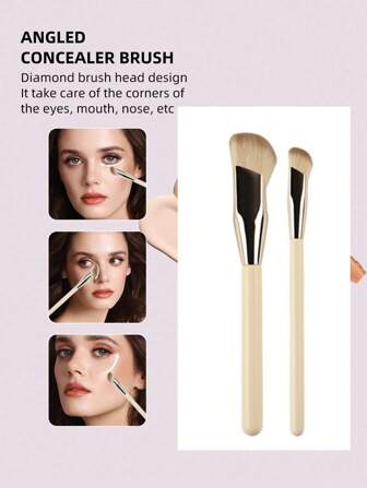 فرشاة تمويه للأصابع 2 قطعة، فرشاة أحمر الخدود بشكل معين، فرشاة تمويه ناعمة بدون غرز، فرشاة أساس، فرشاة بودرة، فرشاة أساس، فرشاة تمويه، فرشاة أحمر الخدود، فرشاة تحديد الوجه، فرشاة أحمر الخدود، فرشاة برونزر، فرشاة بودرة، فرشاة أساس، فرشاة أحمر الخدود