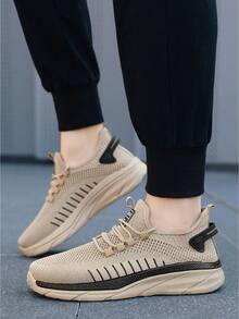 Zapatos de verano para hombres, zapatos deportivos para hombres, de malla transpirable, suela suave y cómoda, zapatos para correr casuales