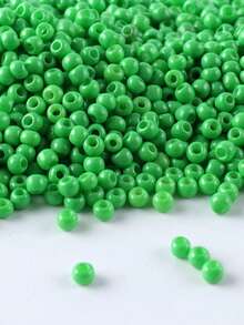 GO2CJBEADS 10g Multicolor 2mm Silverline Round Rocailles Glass Seed Beads For Bracelet Diy - Alabaster - View 23