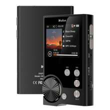 مشغل موسيقى MP3 عالي الجودة 64 جيجابايت، مشغل موسيقى رقمي عالي الدقة بتنسيق DSD بدون فقد، مشغل صوتي محمول، يدعم حتى 256 جيجابايت