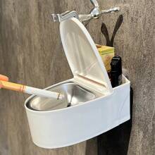 1pc Premium Wall-Mounted Toilet Ashtray - Stylish Decor For Home, Hotel & Office - Durable & Space-Saving, Perfect Multi-Functional Gift For Men, Women, Friends & Family - Ideal For Birthdays, Holidays & Home Decor