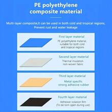 1pc Waterproof Sealant Tape For Rapid Crack Filling, Visibly Repairs Roof Cracks, Specialized For Leakage Solutions, Suitable For Metal Sheets, Corrugated Tiles, Walls, Smooth Concrete Surfaces, Long-Lasting Effect