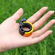 铝制圆形自行车铃铛，经典响亮清脆的自行车铃铛，自行车铃铛配件，清晰声音的自行车喇叭，成人公路自行车铃铛 - 彩色 - 查看 6