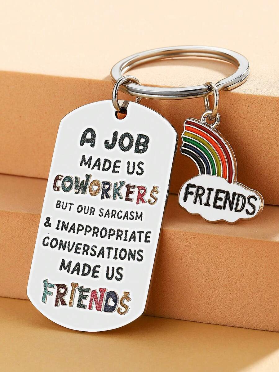 Farewell For Colleagues Best Colleague Keychain For Women Thank You For Colleagues Birthday Retirement Thanksgiving Keychain Suitable For Colleagues Car Accessories Bag Charm School Cute Goth Y2k Christmas Gift Ideas Bag Accessories Lanyards With Id Holder Car Accessories Bag Charms - Multicolor - View 1