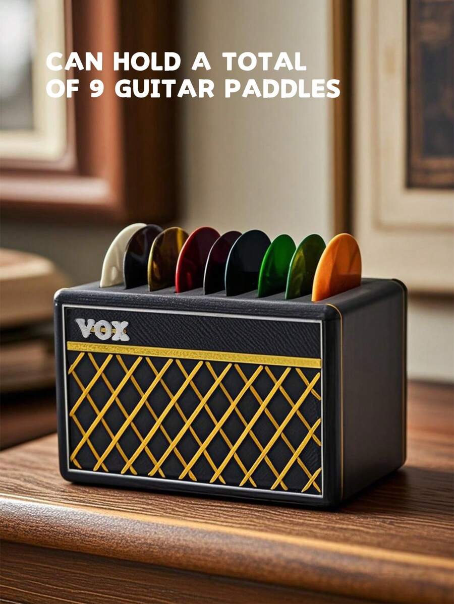 3D Printed Bass Music Box, Creative 3d, Can Store Guitar Picks, Music Ornaments, Decompression Toys, Creative Gifts, Party Decorations,For Back-To-School Season, Halloween, Christmas