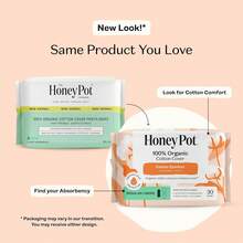The Honey Pot Company - Non-Herbal Everyday Panty Liners For Women - Organic Cotton Cover & Ultra-Absorbent Pulp Core - Sanitary Pads - Feminine Care - FSA & HSA Eligible - 30 Ct - Non-herbal Overnight Heavy Flow - View 11