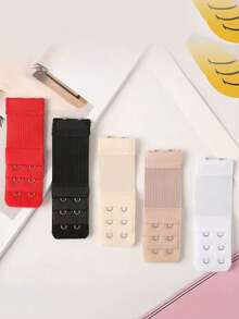 3件装双钩文胸肩带延长器，舒适可调节文胸肩带，隐形文胸外观，女士内衣配件，柔软可调节文胸延长器，白色和米色 - 舒适贴合的双钩设计，增强支撑力，透气涤纶面料，适合休闲穿着或旅行，文胸舒适配件，女士文胸延长器，弹性可调节文胸肩带延长器，柔软内衣配件，秋季装饰 - 彩色 - 查看 2