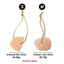 1pc Natural Mineral Salt Block, Small Pet Calcium Supplement & Teeth Grinding Tool, Suitable For Hamsters, Rabbits, Birds, Horses, Cattle, Promotes Oral Health And Skeletal Growth, Random Shape - Multicolor - View 4