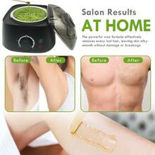 4 Packs Wax Beads And 20 Applicator Sticks, Waxing Kit, Wax Warmer, Wax Pot For Hair Removal: Wax Heater Kit For Waxing, Painless Waxing Machine For Full Body - 英規插(220-240V) - 查看 6