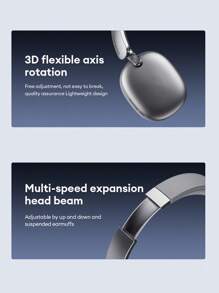 Lenovo 联想 TH60 蓝牙耳机，配备 ANC 智能降噪、5.4 环绕声、高品质音频、低延迟、长电池寿命、清晰通话，适用于音乐、游戏、智能手机和电脑，有线/无线连接 - 灰色 - 查看 8