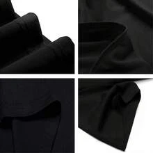 Camiseta familiar de fútbol a juego - 220g - Negro - Ver 8