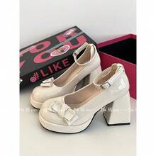 Women Uniform Dress Shoes - 米白色升級版 - 查看 6