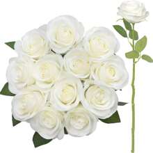 1/5/10pcs 20.07in Romantic Artificial Roses Flowers Flannelette Roses Fake Plants, Flower Bouquet, For Home Decor, Wedding Decorations, Fall Decor, Autumn Decor, Room Decor, Kitchen Accessories, Dining Room, Bedroom Decor, Bathroom Accessaries, Party Decorations, Halloween Decor, Christmas Decoration, New Year Decoration, Bride Holding Flower, Campus Decorations, Garden Accessories Outdoor