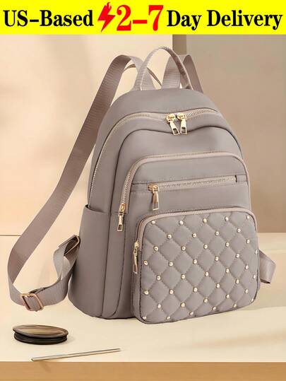 Multicolor Women Fashion Backpacks,Malist Flower Embroidery Functional Backpack For Women, Business Casual Commuting Travel Backpacks, Perfect Xmas Gift For Students Teachers Commuting,Cute Multi-Compartment Versatile Computer Daypack, Portable Campus School Bag For Junior High School And College Students, School Backpack, Elementary School, Middle School, High School, Back To School Bags, Waterproof, Lightweight, Classic Casual, Suitable For Teen Girls Women College Students, Teacher, Perfect For Back To School, First Day Of School, Middle School, High School, Christmas Gifts,Valentine's Day Gift ,Gifts For Women