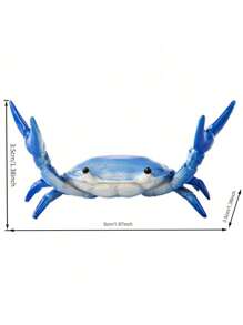 1pc Creative Cute Crab Weightlifting Phone Holder, Minimalist Personalized Desk Decor Accessory, Gift For Pet Lovers