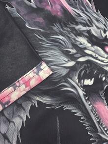 Dragon Pattern Men's Youth Football Jerseys & Crewneck Comfortable Blazers & Suitable For Match Football Training Daily Casual - Multicolor - View 7