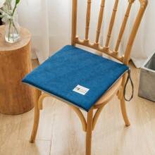 1pc Office Chair Cushion With Strap And Anti-Slip, Thickened Rebound High-Density Sponge Seat Pad For Long Sitting Without Sinking, Zipper For Easy Washing, Set Can Be Machine Washed, Nordic Simple Style, Patio Wicker Chair, Windsor Chair, Living Room Outdoor Yard Furniture Chair Mat Seat Cushion Chair Pillow Cushions Gaming Chair