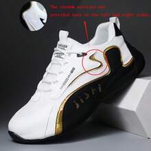 男士透气网眼休闲运动鞋，软底防滑跑步鞋