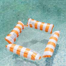 1 件充气泳池浮床，夏季泳池和海滩派对配件，度假和池畔放松的完美礼物，海滩必需品