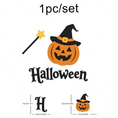 万圣节户外门装饰南瓜、骷髅、鬼魂、蜘蛛墙面背景装饰万圣节派对