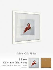 XXBANZHUAN 多种尺寸方形相框：30x30厘米/25x25厘米/20x20厘米/15x15厘米/13x13厘米/10x10厘米 | 6种现代饰面（哑光黑/浅木色/棕色/金色/白橡木色/米色） | 防碎高清亚克力玻璃，配有锯齿挂钩，方便墙面安装 | 适用于家居、办公室墙面和桌面展示 | 婚礼、生日、乔迁之喜的独特礼物