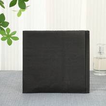 60pcs/Set Black Disposable Party Tableware Set, Including Black Disposable Paper Plates, Dessert Plates, Cups, Ideal For Christmas, New Year, Birthday, Valentine's Day Parties - Black - View 16