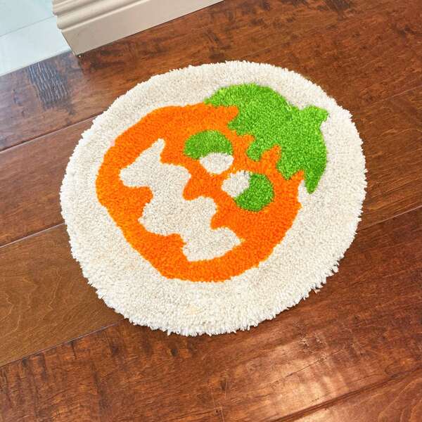 Halloween Carpet, Pumpkin Ghost Cat Door Mat Non-Slip Floor Mat Indoor Entryway Floor Rugs
