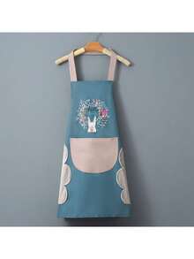 1 件可调节带口袋围裙，防水防油，适合烹饪，厨师，男女通用设计，简约优雅的烹饪围裙 - 彩色 - 查看 11