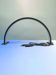 USB Powered Cordless Switch Desk Lamp, Suitable For Handcraft Lighting, Nail Care, Tattoo Decoration, Rainbow Desk Lamp, LED Nail Lamp, Half-Moon Desk Lamp, USB Powered, 3-Color Dimming Button, Suitable For Bedroom Or Study Nail Care And Reading, Living Room Cabinet Decor Lamp, Gift For Friends Or Loved Ones - Multicolor - View 13