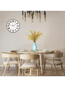 Arabic Roman Numeral Wall Clock Dial, Suitable For Living Room Decor Home Decor - Arab - View 5