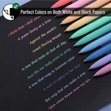 Retractable Gel Pens 10 Pack Color Ink Gel Pens Fine Point Pastel Colors 0.7mm Fine Point Back To School Supplies-0142 - Nhiều màu sắc - Xem 4