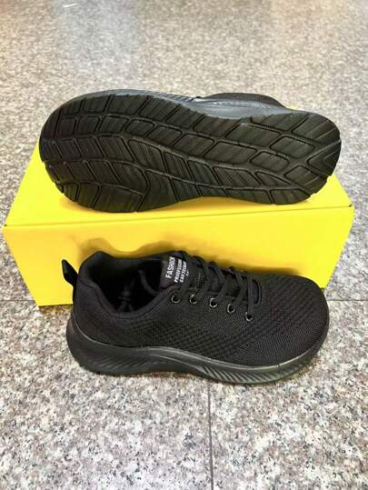 Plus Size Women's Casual Sports Shoes, Breathable Mesh Running Sneakers