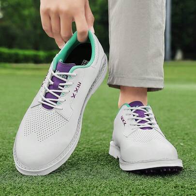 男士高尔夫球鞋，透气、轻便、无钉、休闲款式
