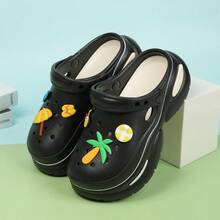 Women Clogs - Blanco y negro + playa - Ver 8