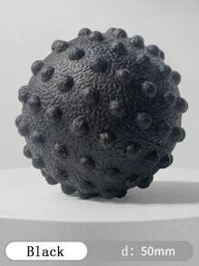 1 pièce Balle de massage des points d'acupression en TPR pour libération des fascias, détente des muscles des pieds, balle de yoga de 6 couleurs pour le massage des épaules, du cou et des méridiens