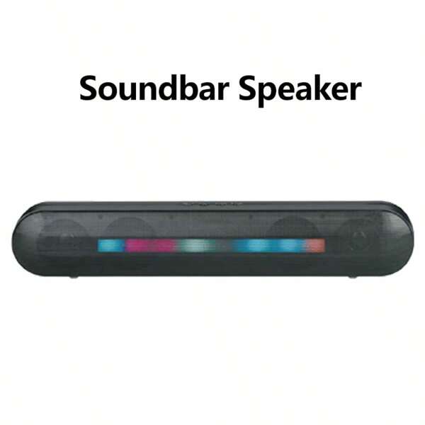 PANDA FS-M530 Soundbar Bluetooth Speaker Powerful Bass Subwoofers 3D Stereo Surround Sound Support USB Radio FM AUX TF-Card Home Cinema Outdoor Travel Portable Wireless Speakers Computer Laptop Universal (Black)