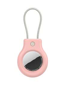 1pc Tracker Computer Security Lock Anti-Lost Carabiner, Suitable For AirTag Protective Case, Silicone Keychain/Chain, For AirTag GPS Item Finder Accessories, Also Suitable For Outdoor Hiking, Backpacking, Daily Travel Essential Safety Camping Gear Hook, Keychain - Multicolor - View 14