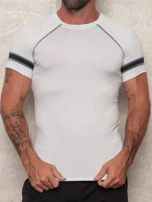 White Faixs Men's Thermal Top UV 50 Protection Compression Rashguard - Blanco - Ver 3