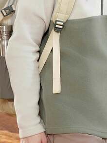 CAMEL CROWN Chaqueta de forro polar para exteriores, Parte superior de forro polar con cuello alto, Suéter cálido con media cremallera - Roble Gris Verde - Ver 4